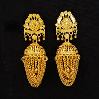 Mahavir DYE Gold Plated Jhumki Earrings