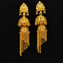 Mahavir DYE Gold Plated Jhumki Earrings