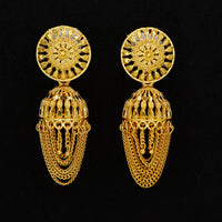 Mahavir DYE Gold Plated Jhumki Earrings