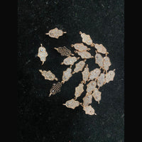 Mahavir Gold Plated Sparkling Austrian Stones Charm