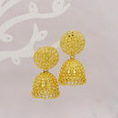 Mahavir DYE Gold Plated Premium Pearl Jhumki Earrings