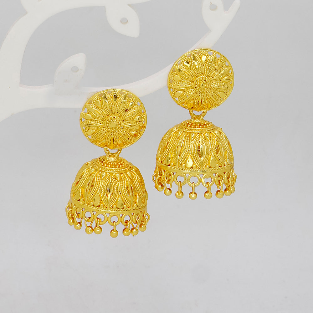 Mahavir DIY Gold Plated Traditional Jhumki Earrings (Pack of 24)