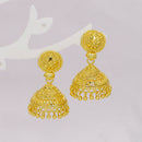 Mahavir DYE Gold Plated Premium Pearl Jhumki Earrings
