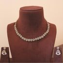 H K Fashion Ethnic Oxidised Peacock Design Necklace Set
