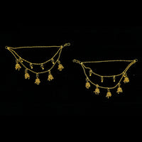 Mahavir Designer Triple Layer Pearl Kaan Chain