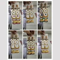 Wearhouse Fashion Antique Inspired 2 Tone Pearl Jhumki Earrings Timeless Ethnic Charm For Every Celebration