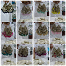 Pride Sparkling Crystal Pearl And Bead Drop Earrings