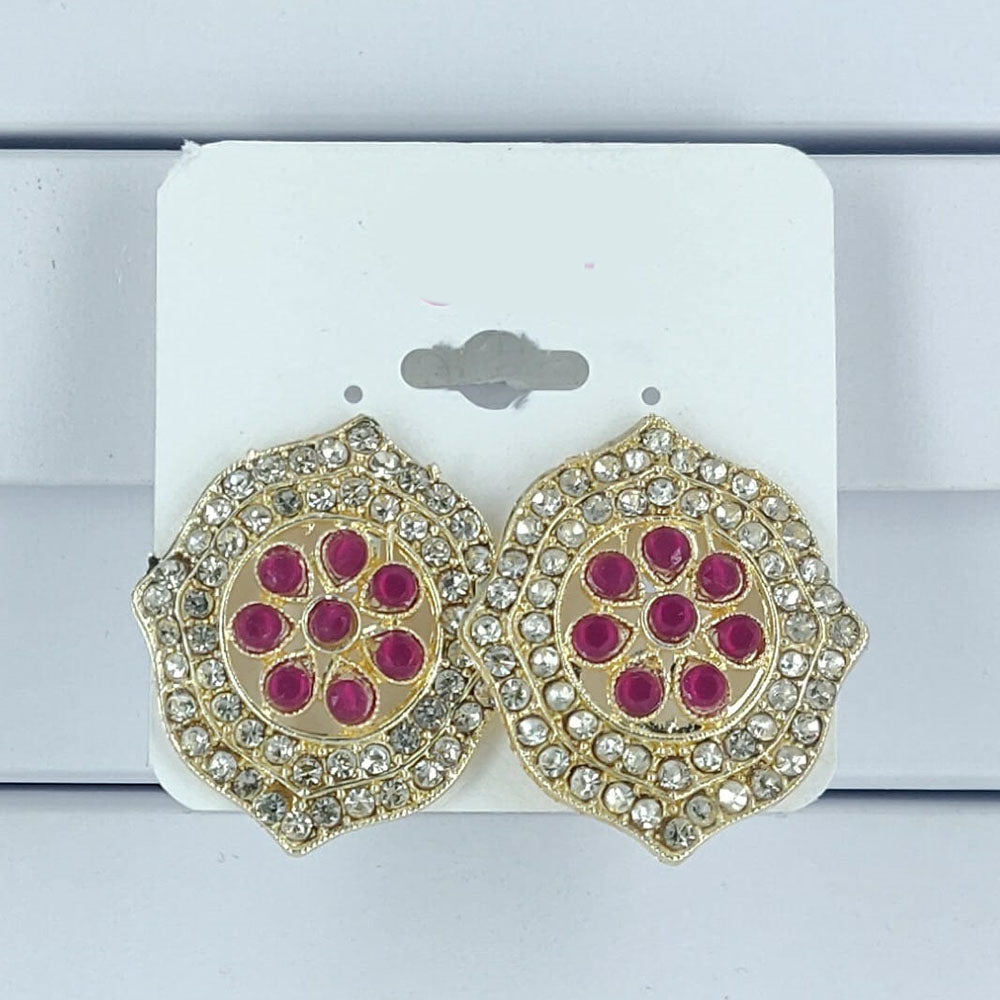 Corbeda Fashion Gold Plated Stud Earrings