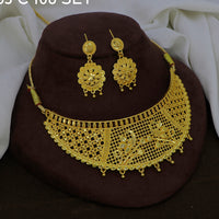 Mahavir DIY Gold Plated Choker Necklace Set 