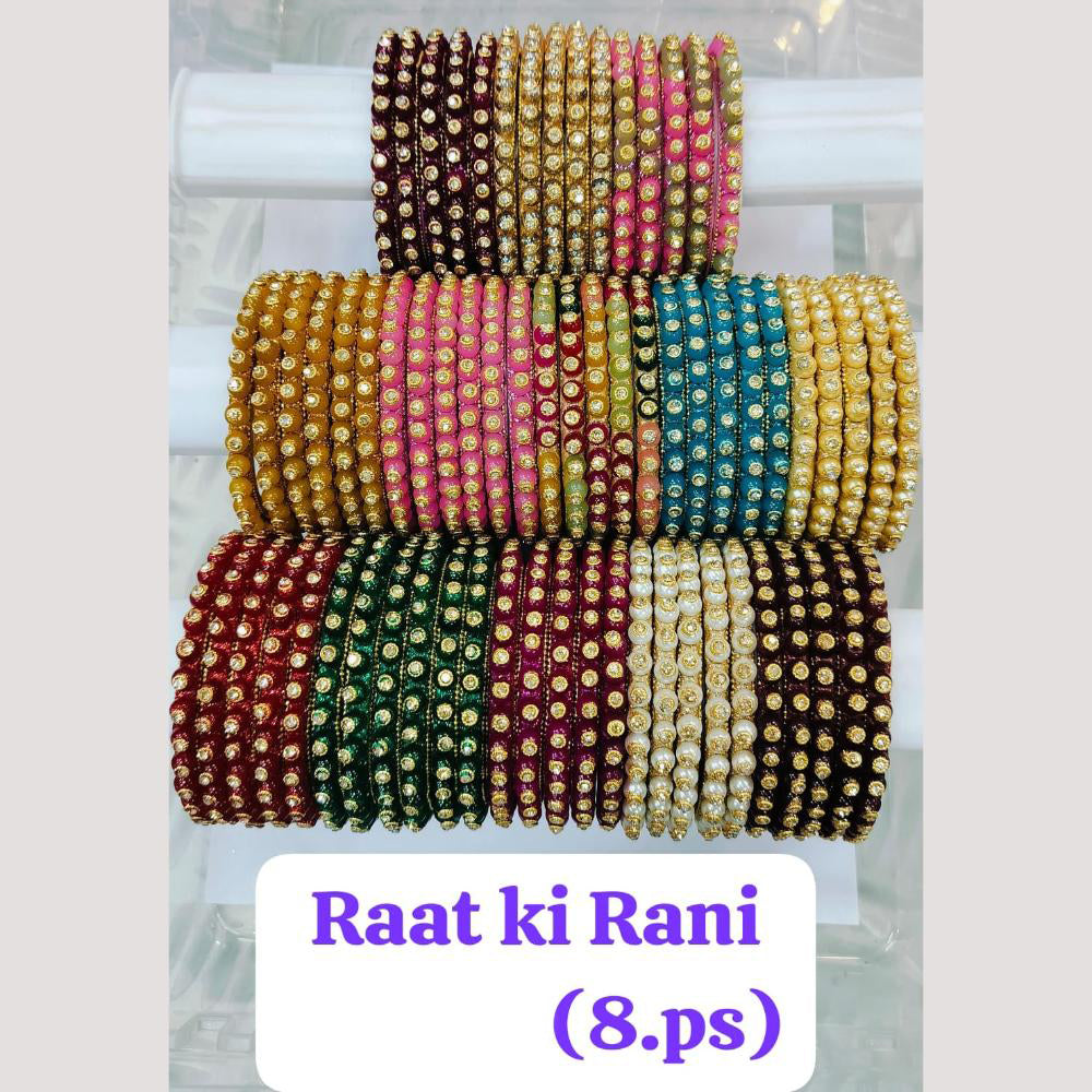 Chitra Bangles Multi Color Bangle (8 Piece In One Box)