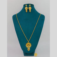 Mahavir Dye Gold Plated Designer Chain Pendant Set (Pack of 6)