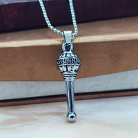 Urthn Oxidized Silver Plated Spiritual Gada Locket Pendant