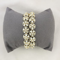 Shree Asha Bangles Heritage Kundan Stone Traditional Bangles Set (Pack of 12)