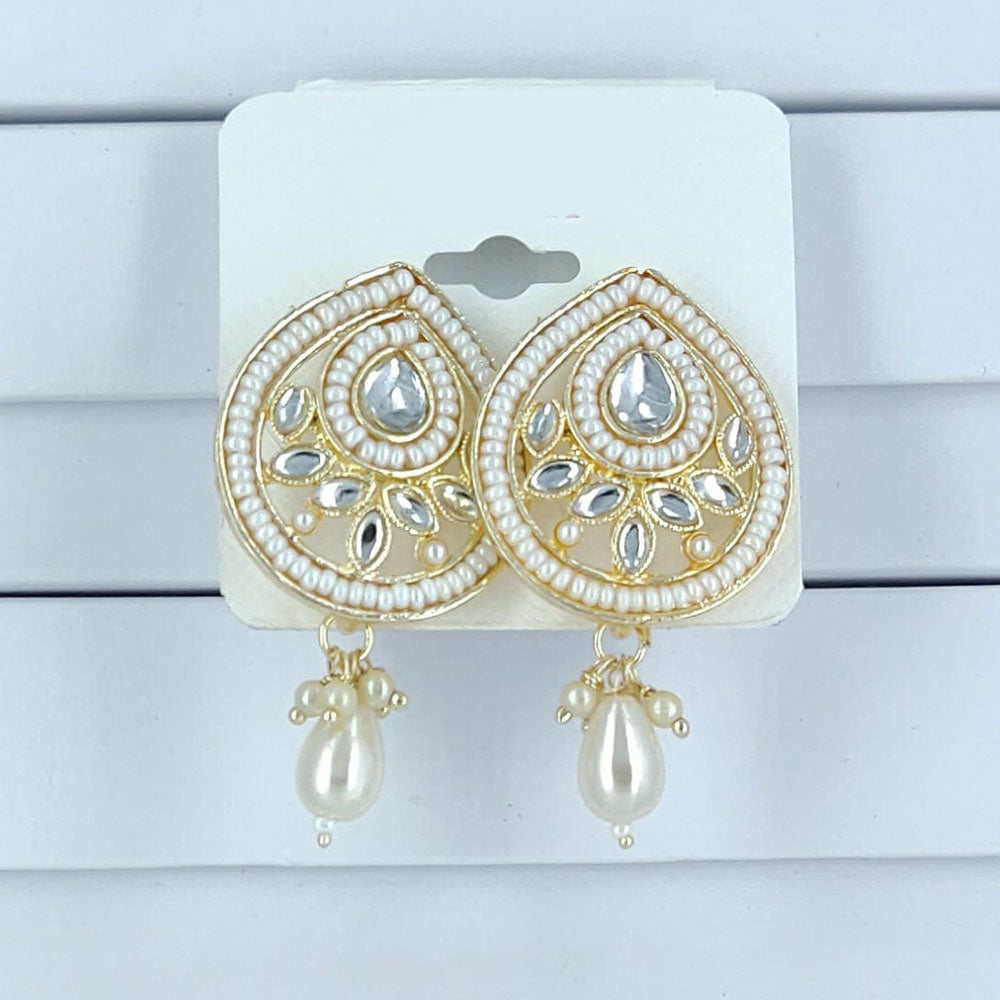 Corbeda Fashion Gold Plated Dangler Earrings