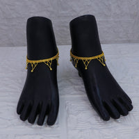 Mahavir Dye Gold Plated Traditional Payal \ Anklet  (Pack of 12)