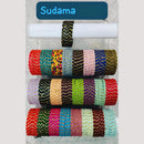 Chitra Bangles Multi Color Glass Bangle (12 Piece In One Box)