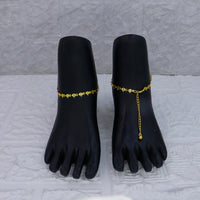 Mahavir Dye Gold Traditional Payal \Anklet