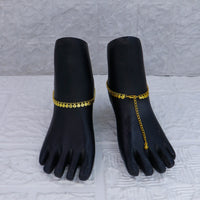 Mahavir Dye Gold Traditional Payal \Anklet