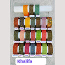 Chitra Bangles Glass Multi Color Bangle Set (12 Piece In One Box)