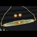 Mahavir Dye Gold Plated Choker Necklace Set