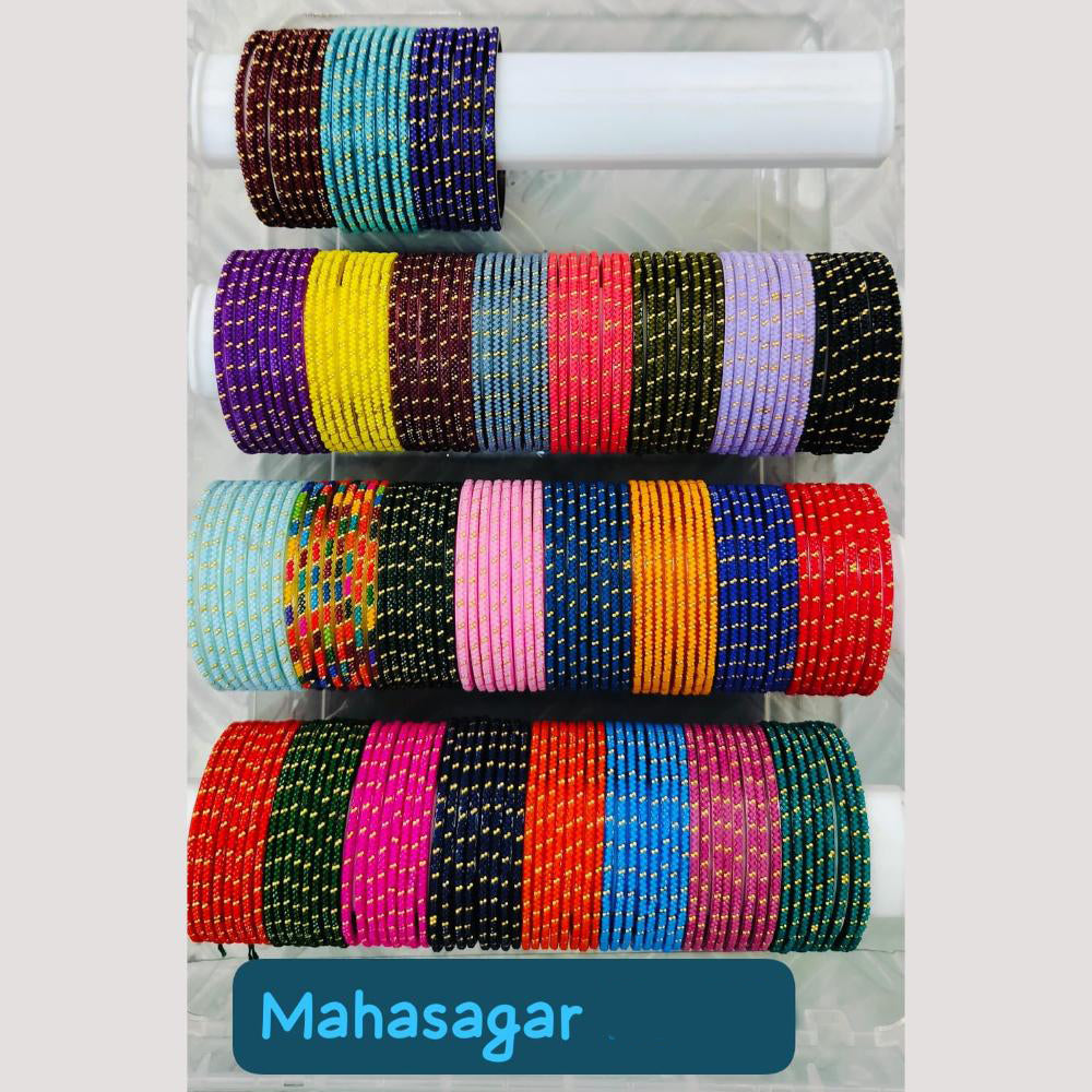 Chitra Bangles Multi Color Bangle (12 Piece In One Box)