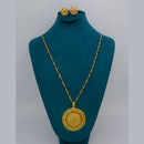 Mahavir Dye Gold Plated Meenakari Designer Chain Pendant Set