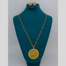 Mahavir Dye Gold Plated Designer Chain Pendant Set (Pack of 6)