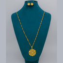 Mahavir Dye Gold Plated Designer Chain Pendant Set