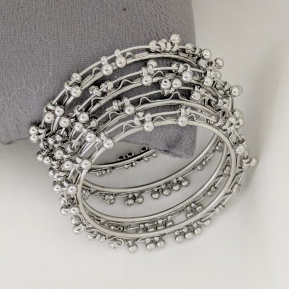 Shree Asha Bangles Stylish Pearl Bangles Set (Pack Of 12)