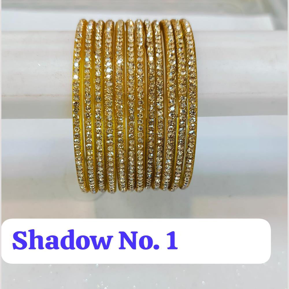 Chitra Bangles Austrian Stone Bangle (12 Piece In One Box)