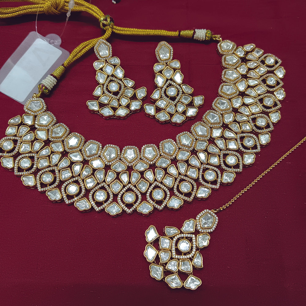Arham Artisan Shine  Designer Polki Kundan Set of Pure Class