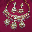 Arham Designer Polki Kundan Necklace Set with Premium Glamorous Finish