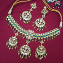 Arham Designer Polki Kundan Necklace Set with Premium Glamorous Finish