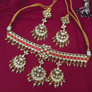 Arham Designer Polki Kundan Necklace Set with Premium Glamorous Finish