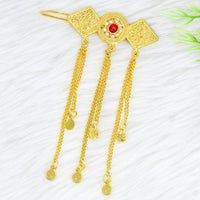 Mahavir Dye Gold Plated Hair Pin