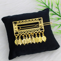 Mahavir Dye Gold Plated Hair Pin