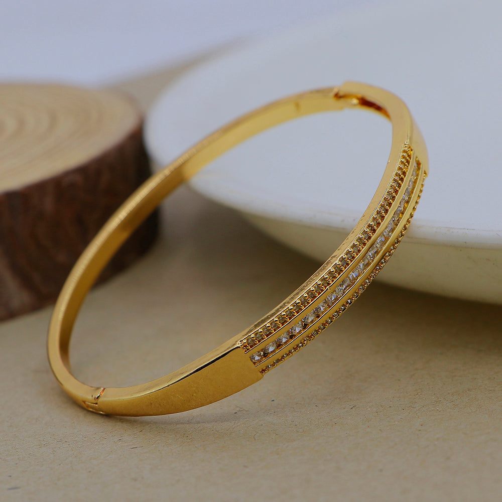 Mahavir Stylish Austrian Stone Openable Bracelet for Party Wear 
