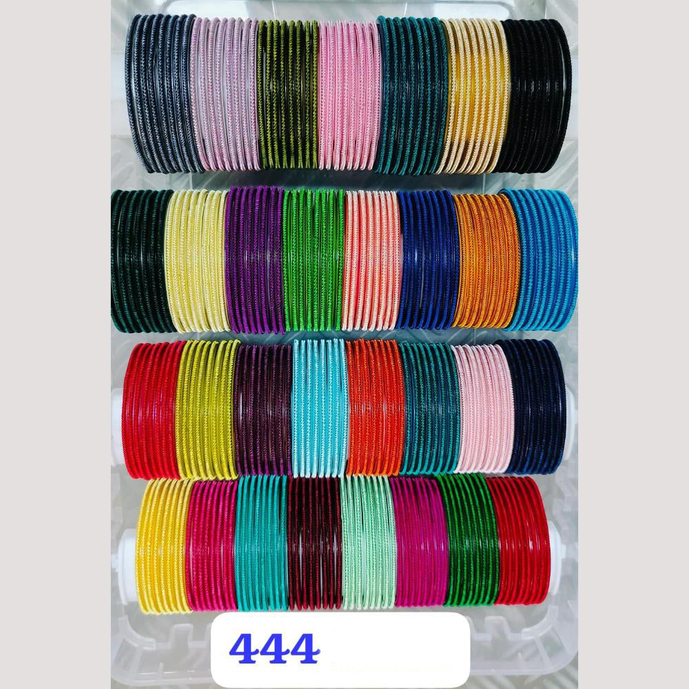 Chitra Bangles Multi Color Glass Bangle (12 Piece In One Box)
