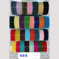 Chitra Bangles Multi Color Glass Bangle (12 Piece In One Box)
