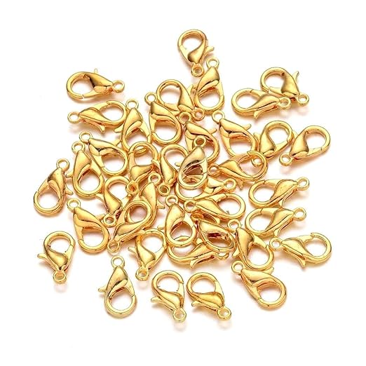 Kiraa 1440 Pcs Jewellery Making  Lobster Clasps Claw Hooks for Necklace and Bracelet Findings
