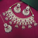 Arham Designer Polki Kundan Necklace Set with Premium Glamorous Finish