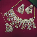 Arham Designer Polki Kundan Necklace Set with Premium Glamorous Finish
