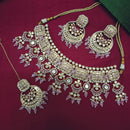 Arham Designer Polki Kundan Necklace Set with Premium Glamorous Finish