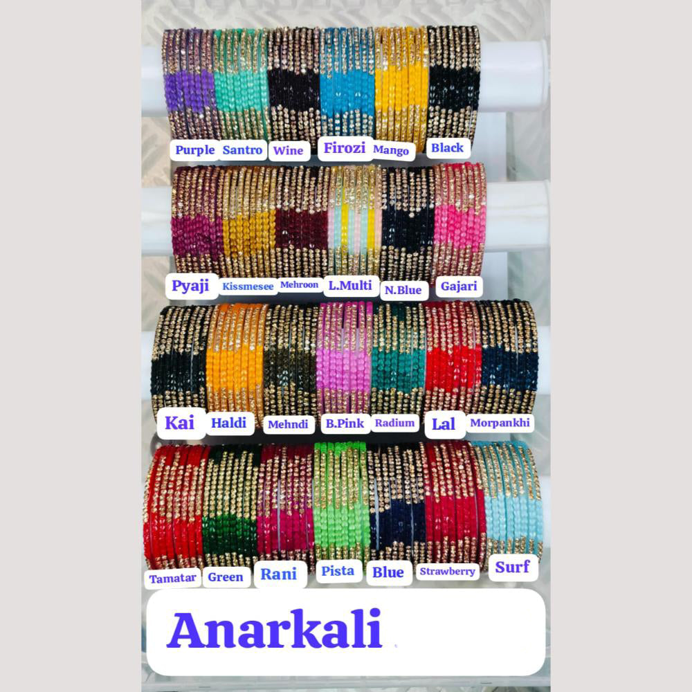 Chitra Bangles Multi Color Bangle (12 Piece In One Box)