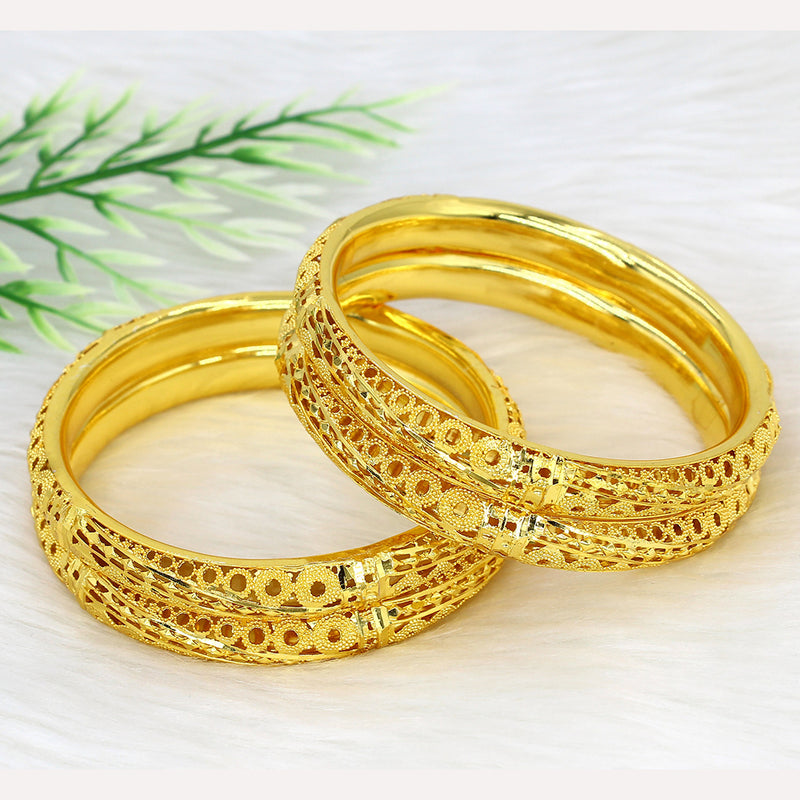 Mahavir Dye Gold Plating Bangles Set