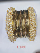 Shree Asha Bangles Gold Plated Austrian Stone Bangles Set