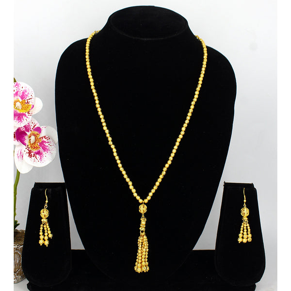 Mahavir Dye Gold Dokiya Necklace Set