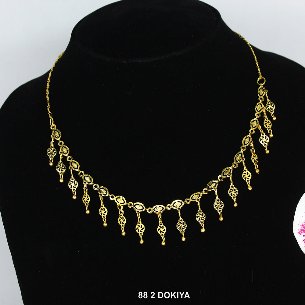 Mahavir Dye Gold Dokiya Necklace