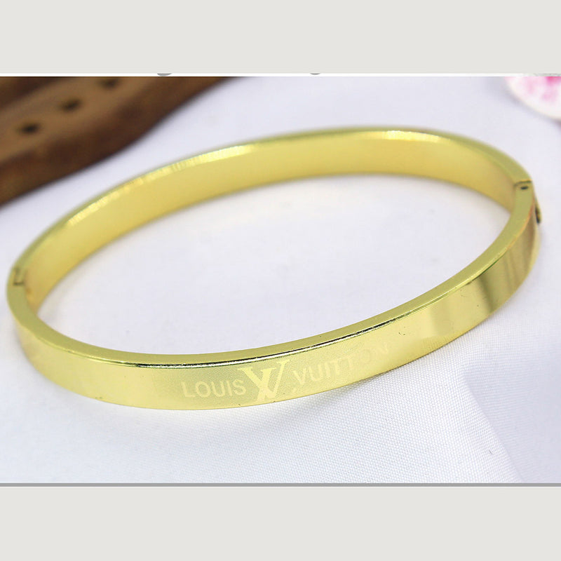 Louis Vuitton, Jewelry, Authentic Louis Vuitton Signature 8k Gold Plated  Bracelet