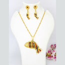 Mahavir Gold Plated Chain Pendent Set